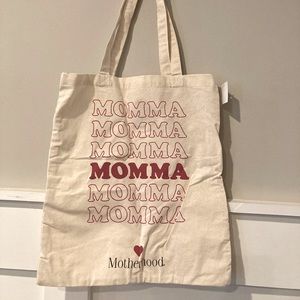 NEW with Tags! Momma Canvas Tote